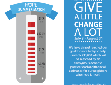 Double Your Impact by August 31!
