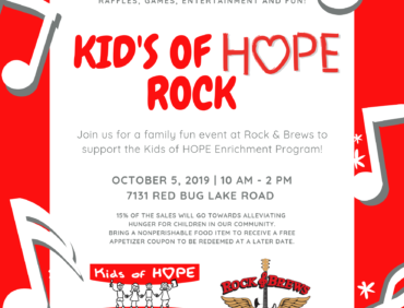 Join us at Rock & Brews at the Kids of HOPE Rock Event!